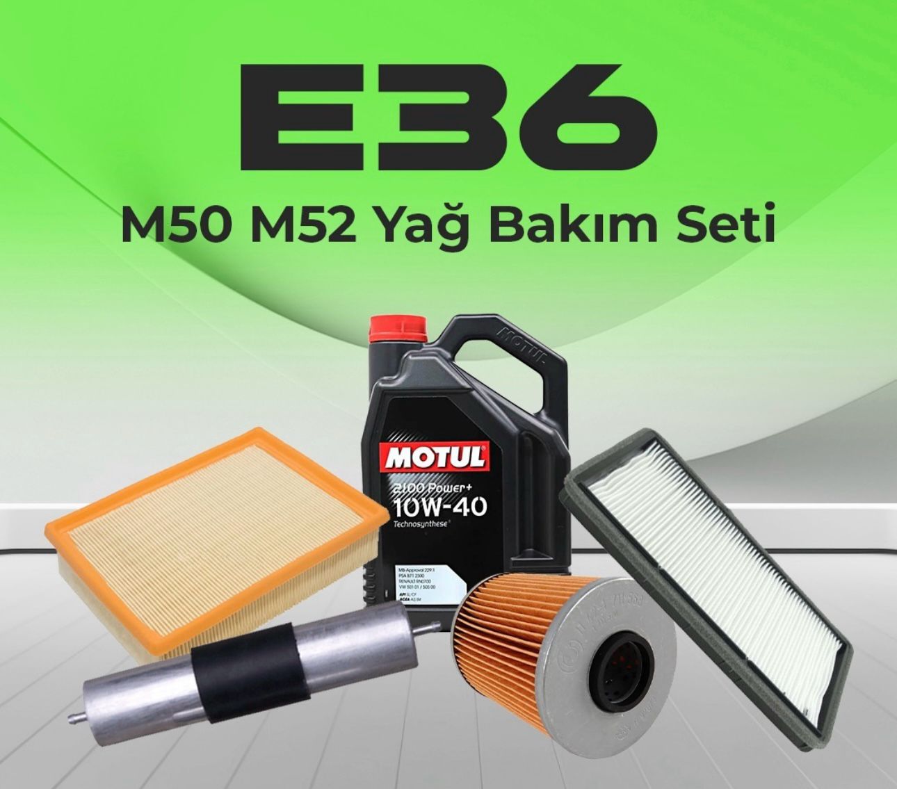 E36 M50 M52 Yağ Bakım Seti